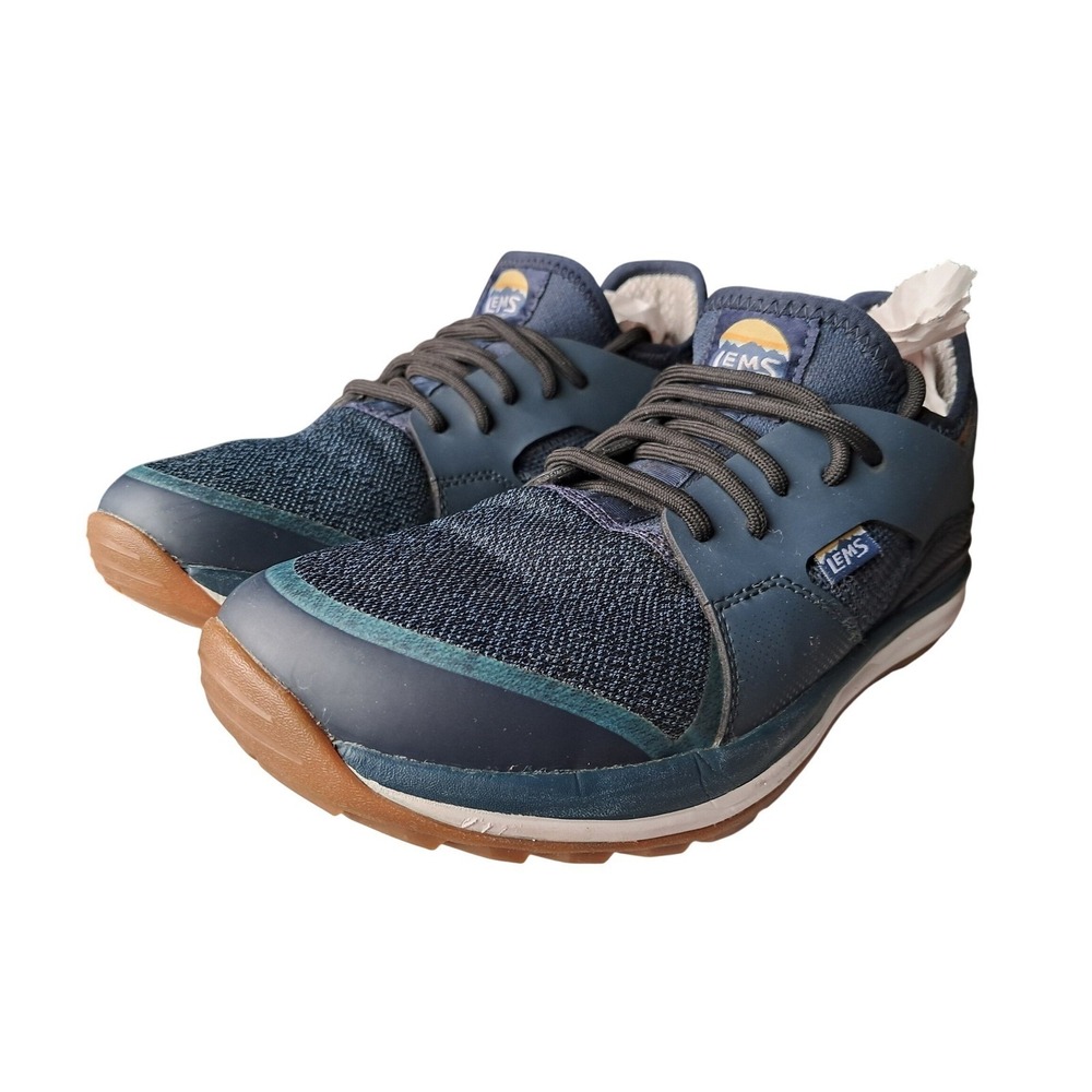 Lems Mesa Coastal Blue Tan Minimalist Trail Shoes Womens 9 B LM190107